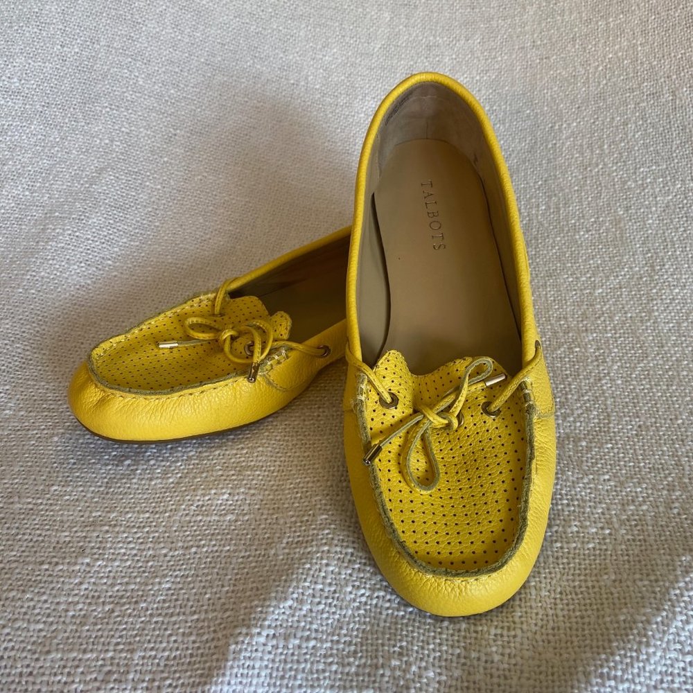 Talbot's - Taylor Laced Driving Moccasins (Yellow)